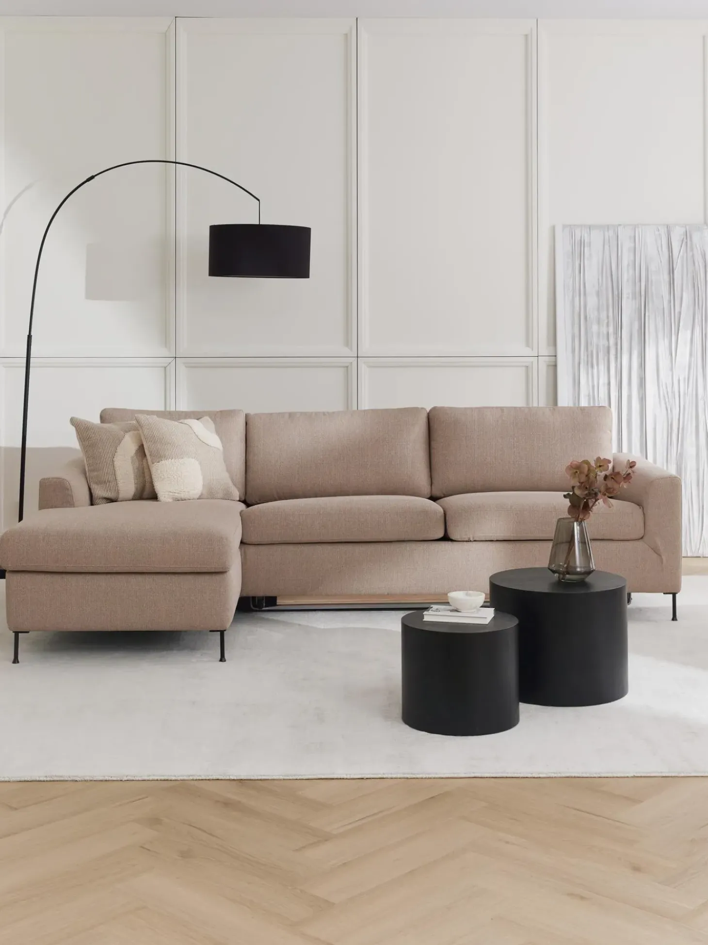 Sofa Cama Cucita (3 Plazas), Con Colchon