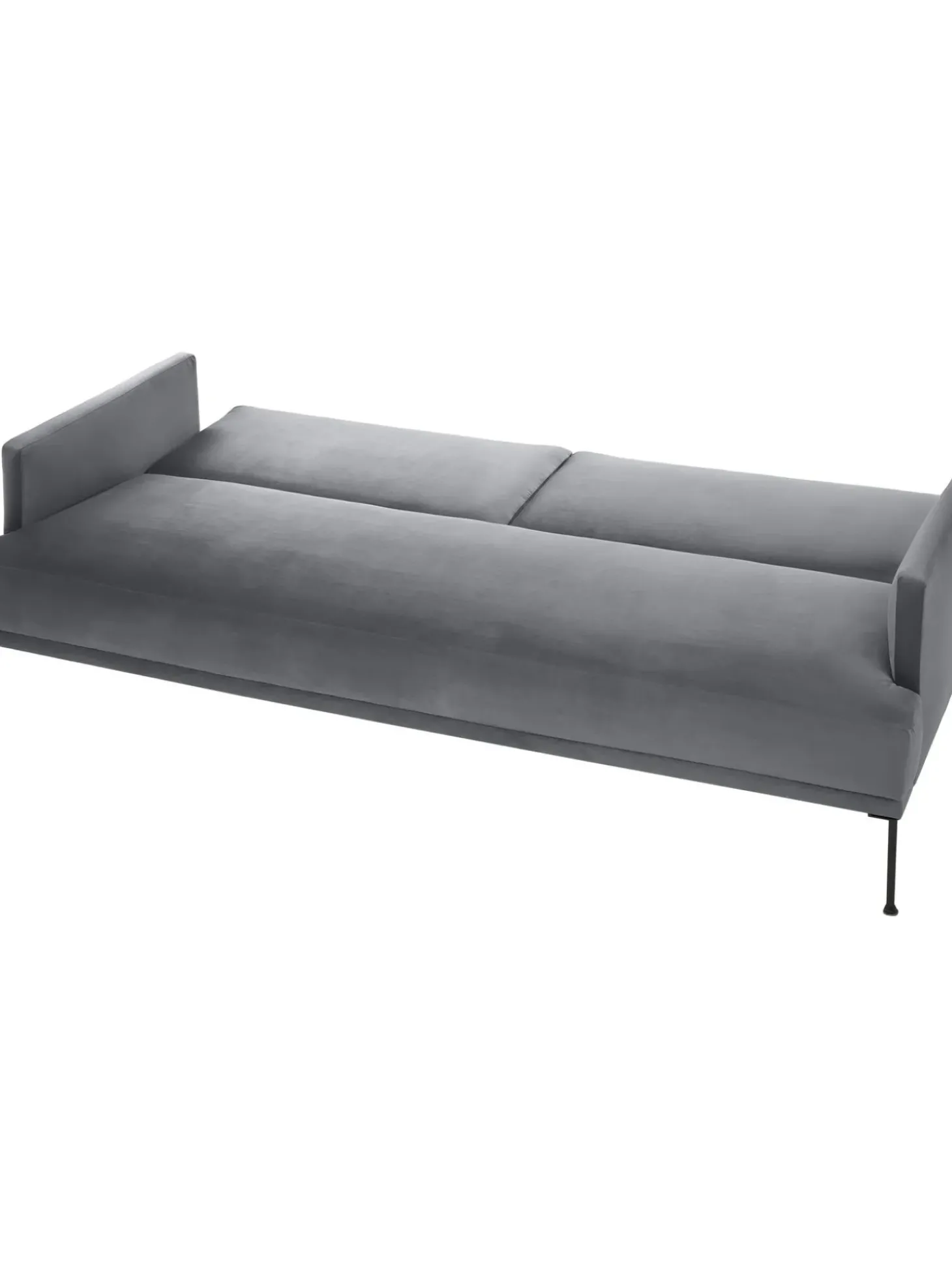 Sofa Cama De Terciopelo Fluente (3 Plazas)