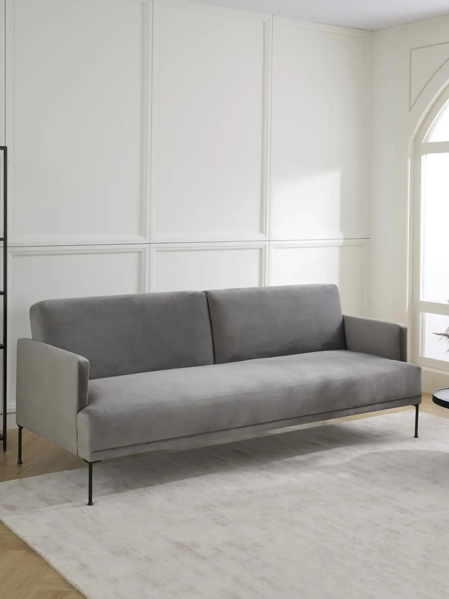 Sofa Cama De Terciopelo Fluente (3 Plazas)