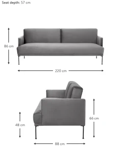 Sofa Cama De Terciopelo Fluente (3 Plazas)