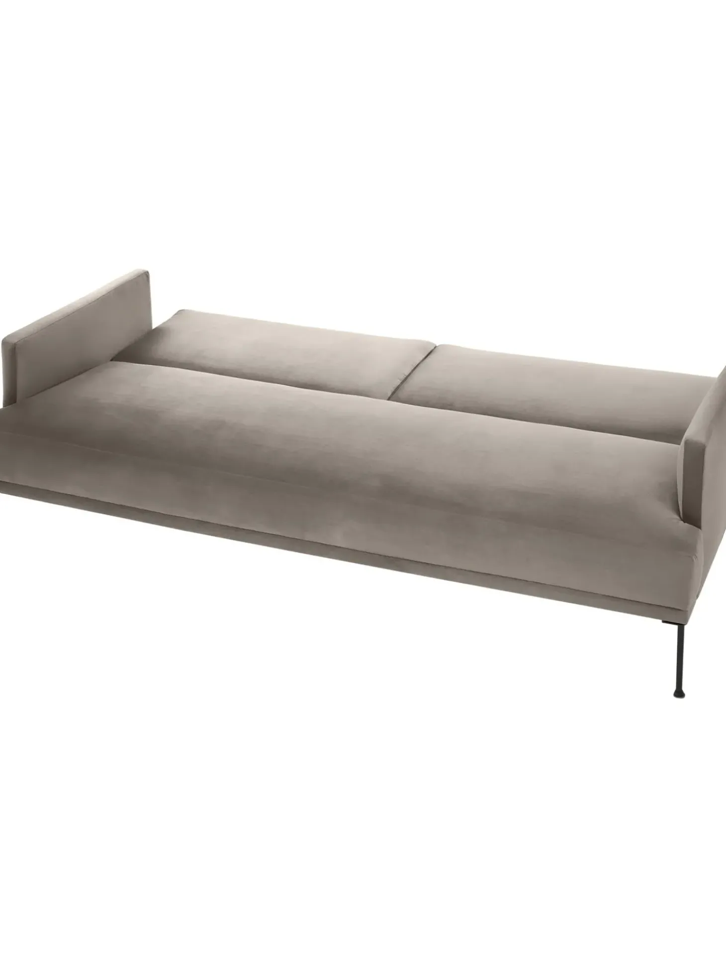 Sofa Cama De Terciopelo Fluente (3 Plazas)