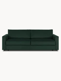 Sofa Cama De Terciopelo Tasha (3 Plazas), Con Espacio De Almacenamiento