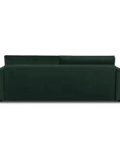 Sofa Cama De Terciopelo Tasha (3 Plazas), Con Espacio De Almacenamiento