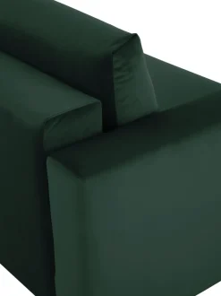 Sofa Cama De Terciopelo Tasha (3 Plazas), Con Espacio De Almacenamiento