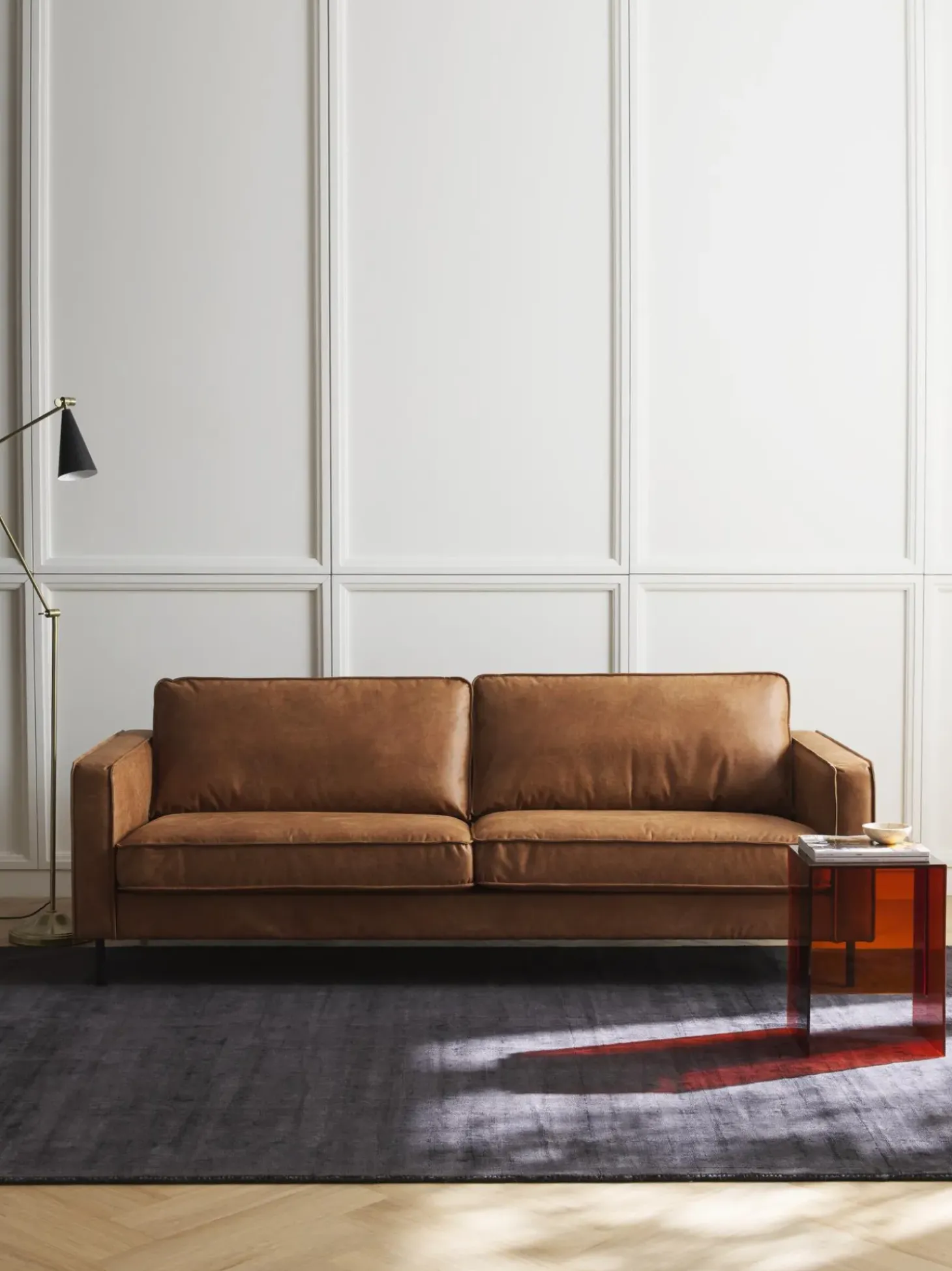 Sofa De Cuero Reciclado Hunter (3 Plazas)