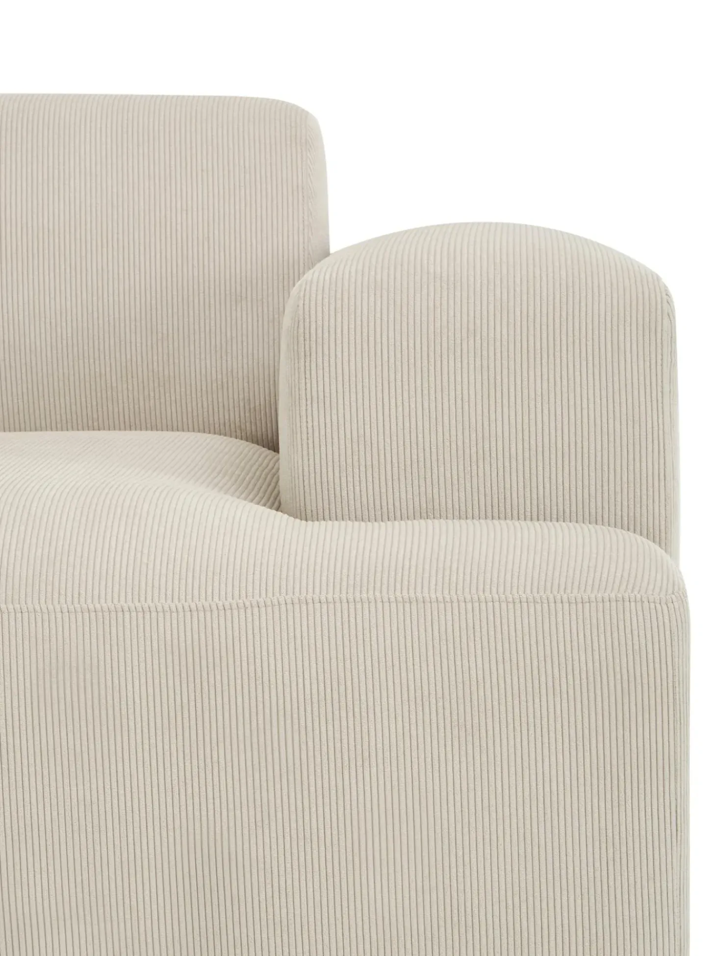 Sofa De Pana Melva (3 Plazas)