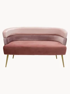 Sofa De Terciopelo En Diseno Retro Sandwich (2 Plazas)