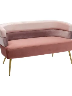 Sofa De Terciopelo En Diseno Retro Sandwich (2 Plazas)