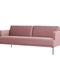 Sofa De Terciopelo Fluente (3 Plazas)