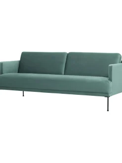 Sofa De Terciopelo Fluente (3 Plazas)