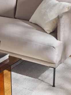 Sofa De Terciopelo Fluente (2 Plazas)