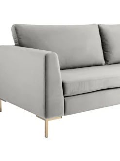 Sofa De Terciopelo Luna (3 Plazas)