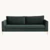 Sofa De Terciopelo Luna (3 Plazas)