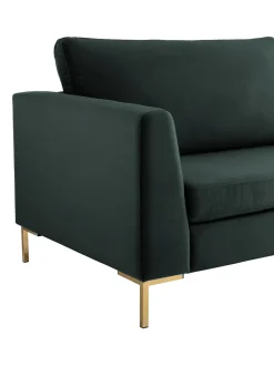 Sofa De Terciopelo Luna (3 Plazas)