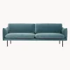 Sofa De Terciopelo Moby (3 Plazas)