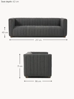 Sofa En Tejido Boucle Antonio (3 Plazas)