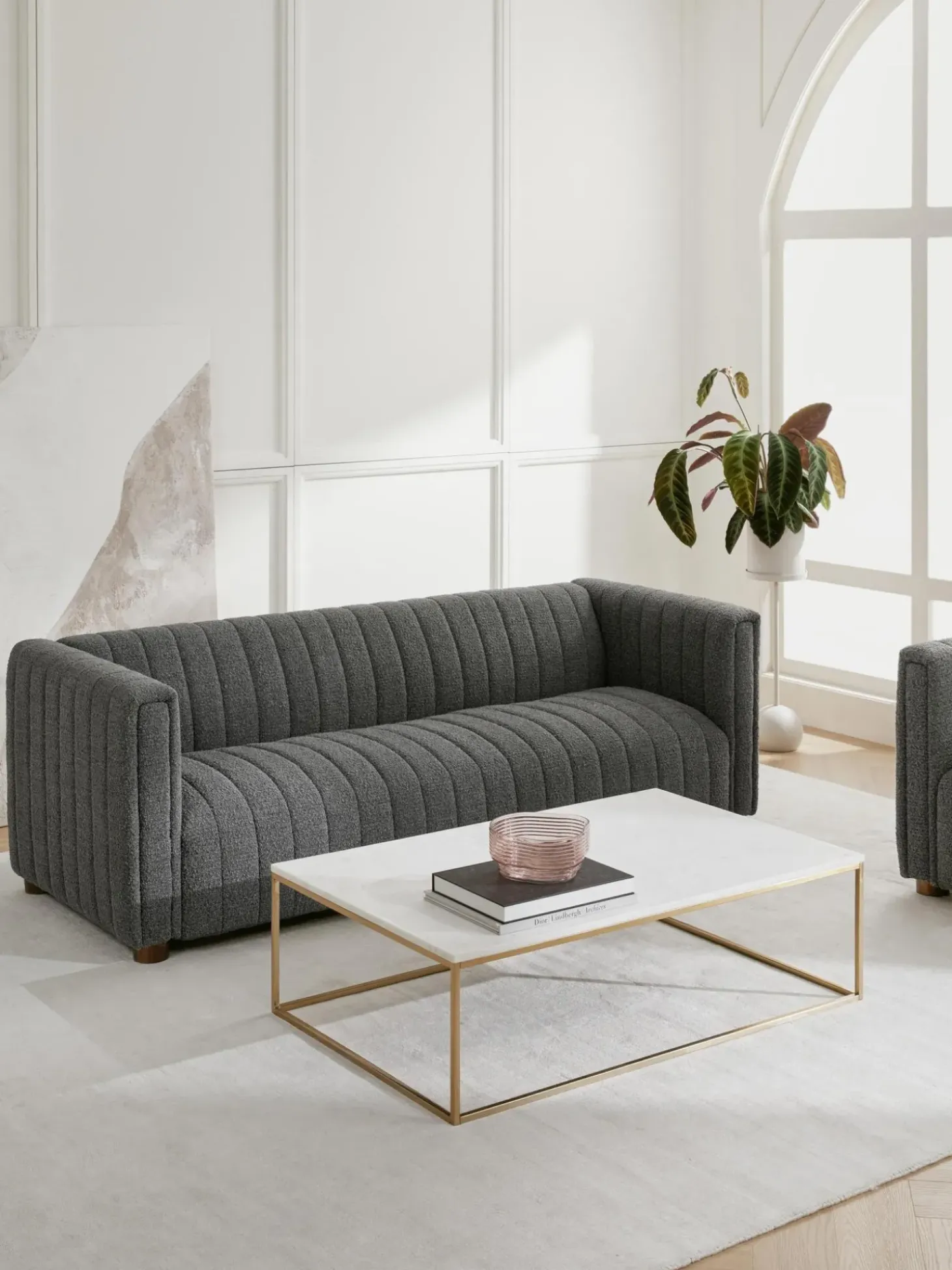 Sofa En Tejido Boucle Antonio (3 Plazas)