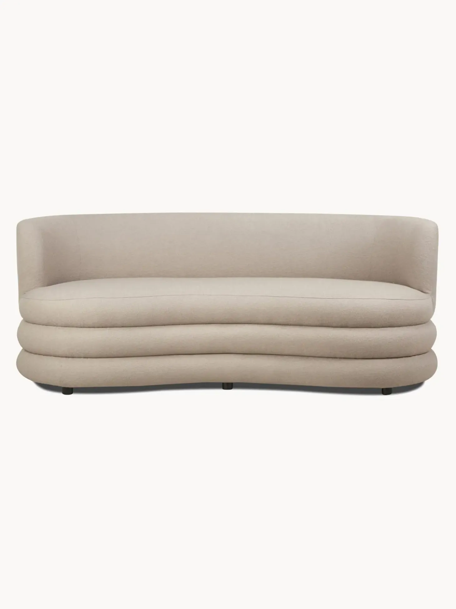 Sofa En Tejido Boucle De Diseno Solomon (3 Plazas)