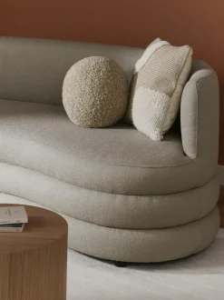 Sofa En Tejido Boucle De Diseno Solomon (3 Plazas)