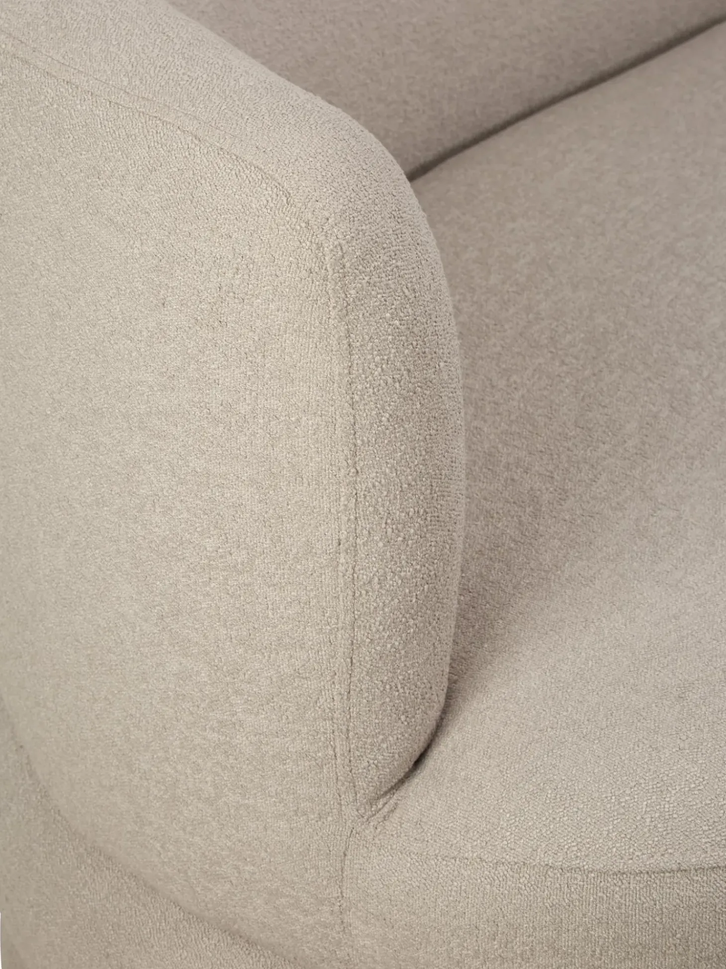 Sofa En Tejido Boucle De Diseno Solomon (3 Plazas)