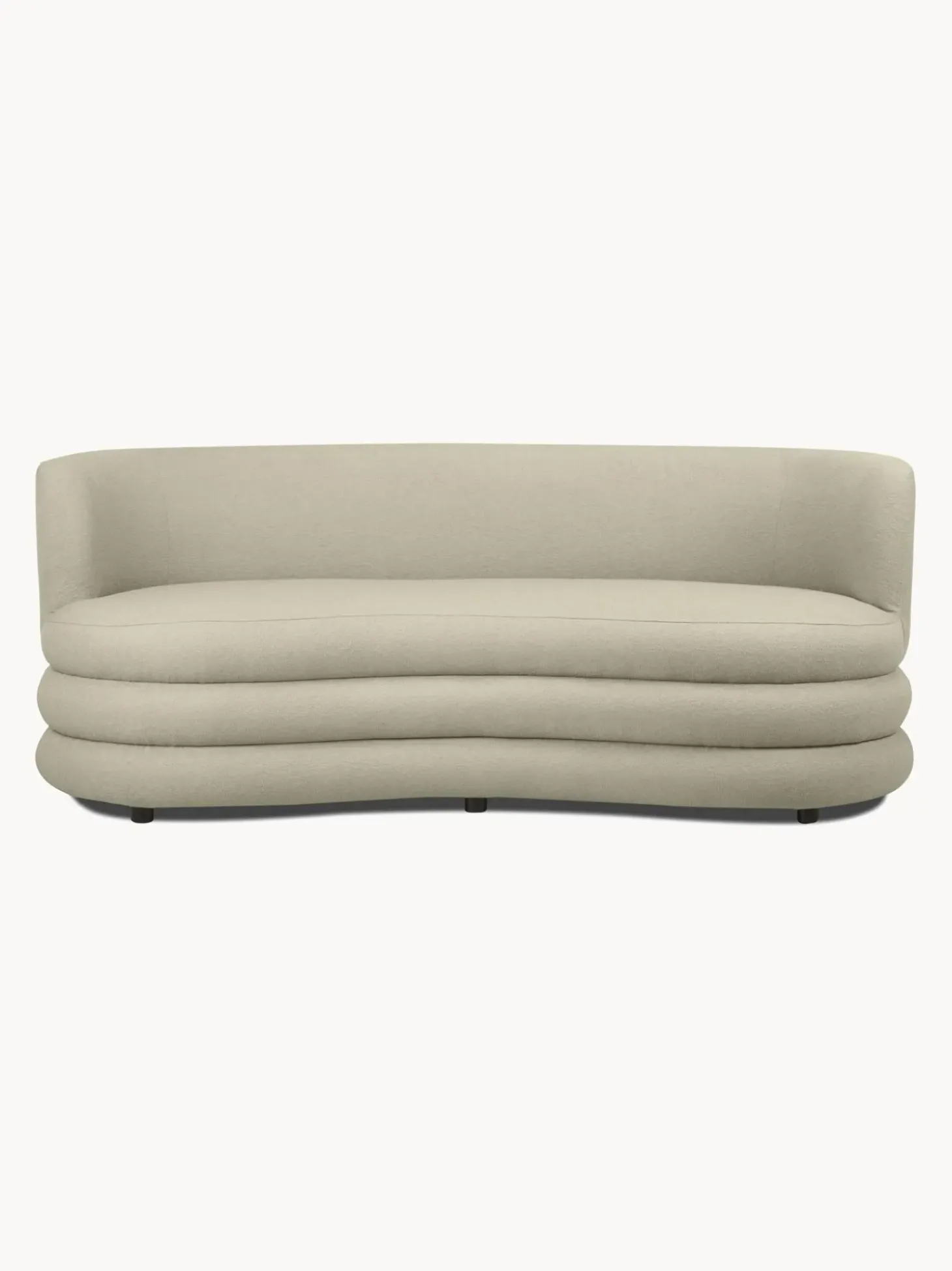 Sofa En Tejido Boucle De Diseno Solomon (3 Plazas)