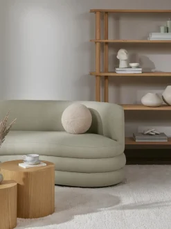 Sofa En Tejido Boucle De Diseno Solomon (3 Plazas)