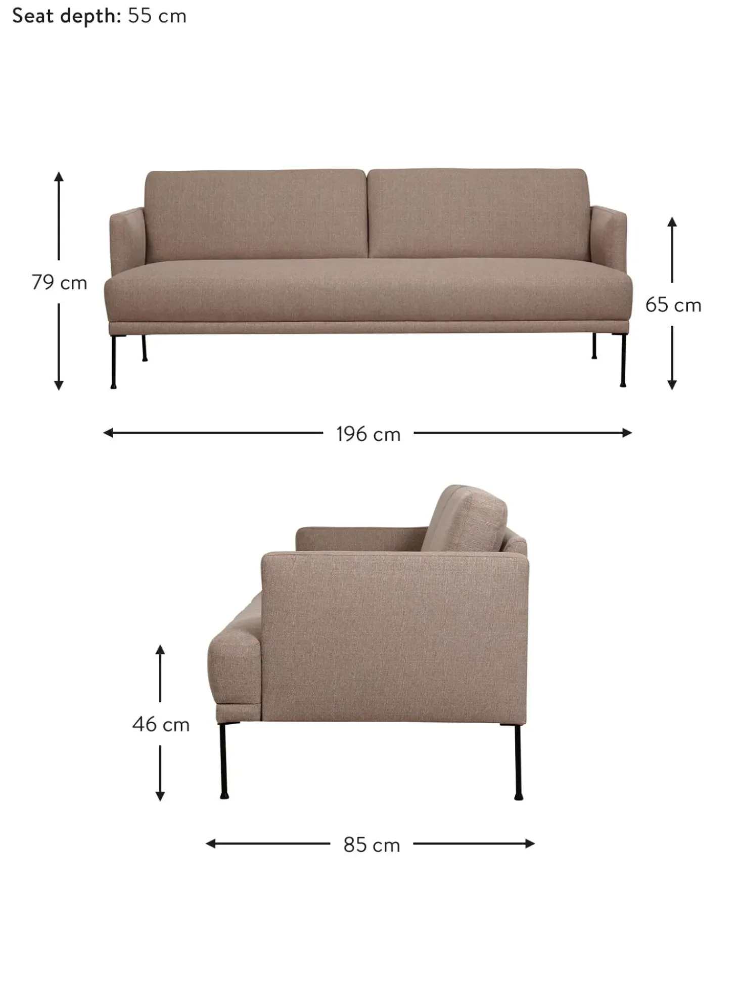 Sofa Fluente (3 Plazas)