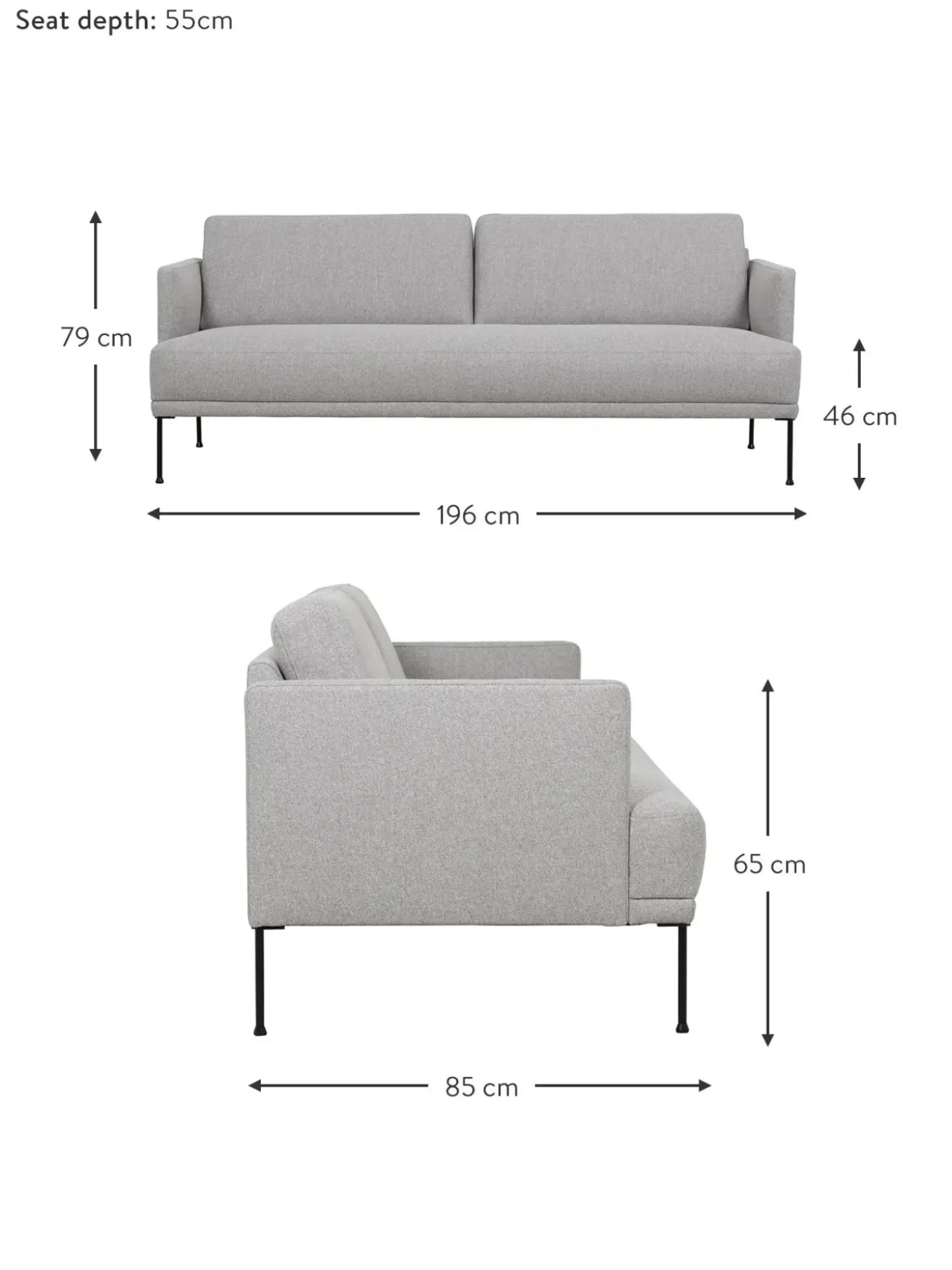 Sofa Fluente (3 Plazas)