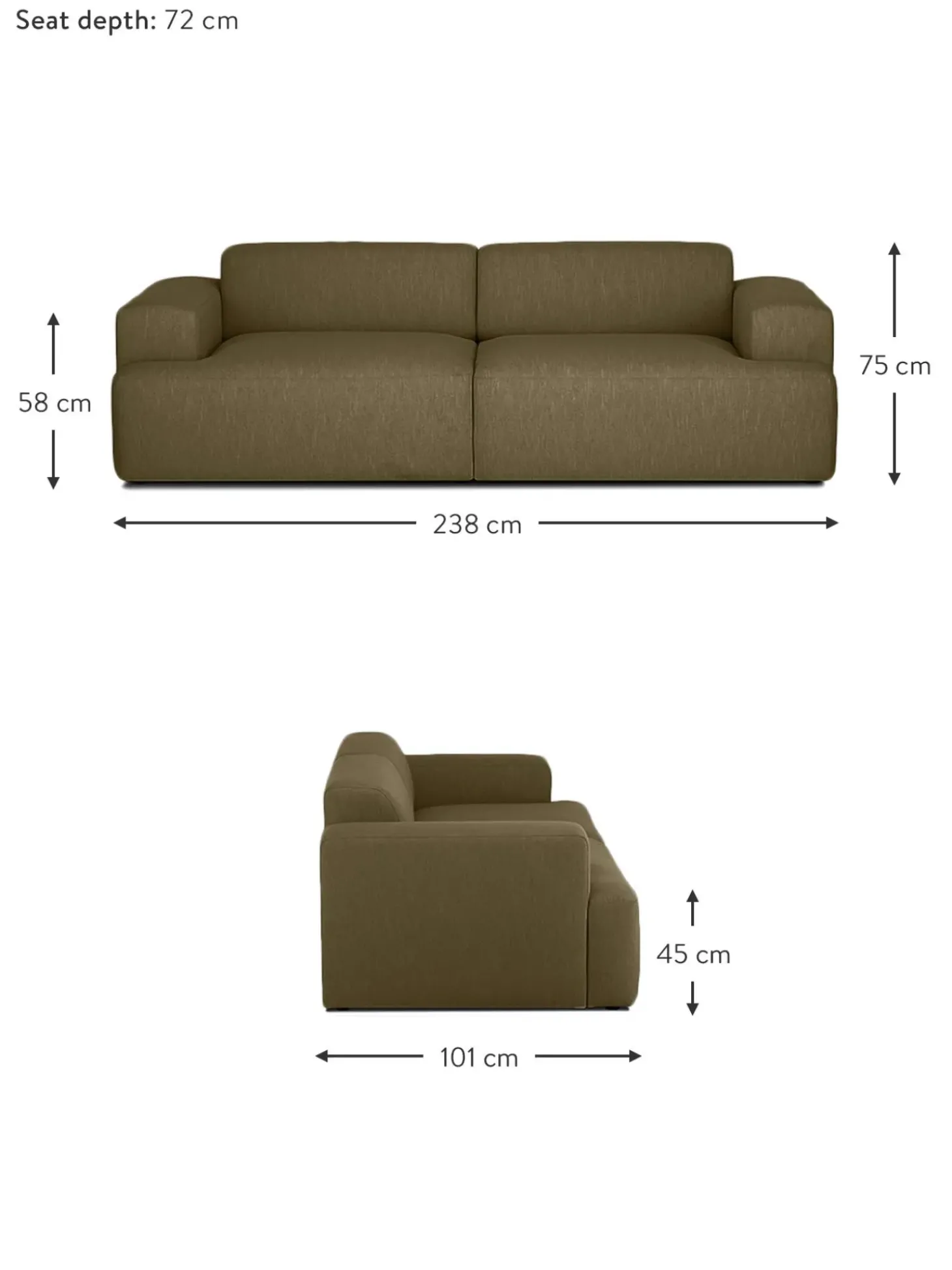 Sofa Melva (3 Plazas)