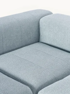 Sofa Modular Boucle Lena (3 Plazas), Con Reposapies