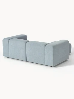 Sofa Modular Boucle Lena (3 Plazas), Con Reposapies