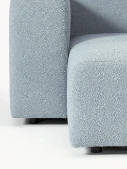 Sofa Modular Boucle Lena (3 Plazas), Con Reposapies
