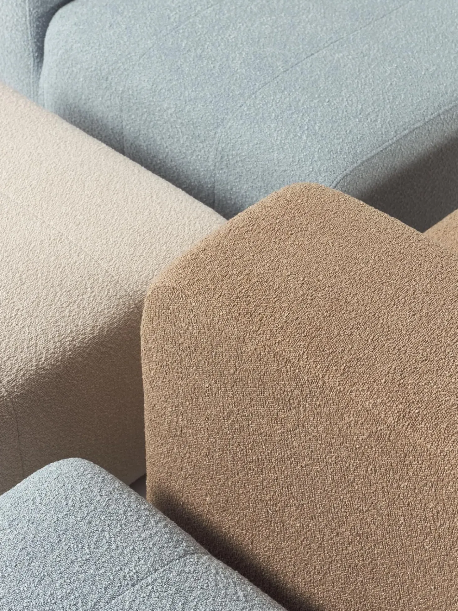 Sofa Modular Boucle Lena (4 Plazas)