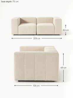 Sofa Modular Boucle Lena (3 Plazas)