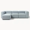 Sofa Modular Boucle Lena (4 Plazas), Con Reposapies