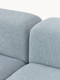 Sofa Modular Boucle Lena (4 Plazas), Con Reposapies