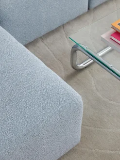 Sofa Modular Boucle Lena (4 Plazas), Con Reposapies