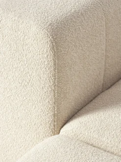 Sofa Modular Boucle Lena (3 Plazas), Con Reposapies