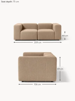 Sofa Modular Boucle Lena (3 Plazas)
