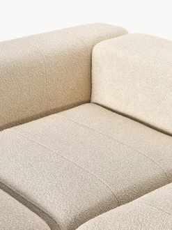 Sofa Modular Boucle Lena (4 Plazas), Con Reposapies