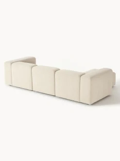 Sofa Modular Boucle Lena (4 Plazas), Con Reposapies
