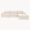 Sofa Modular Con Reposapies Russell (4 Plazas), Desenfundable