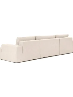 Sofa Modular Con Reposapies Russell (4 Plazas), Desenfundable