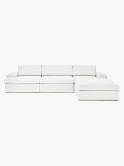 Sofa Modular Con Reposapies Russell (4 Plazas), Desenfundable