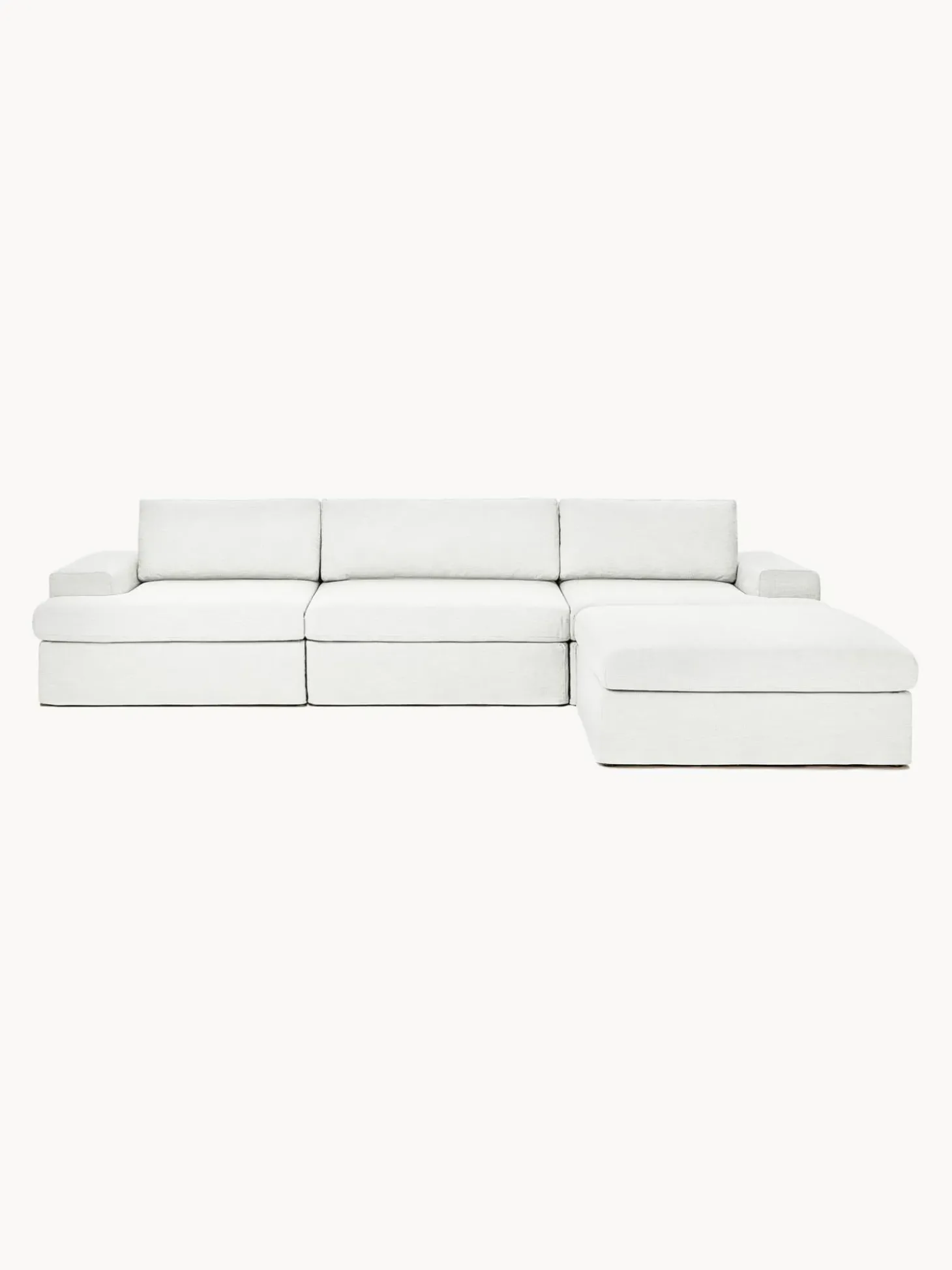 Sofa Modular Con Reposapies Russell (4 Plazas), Desenfundable