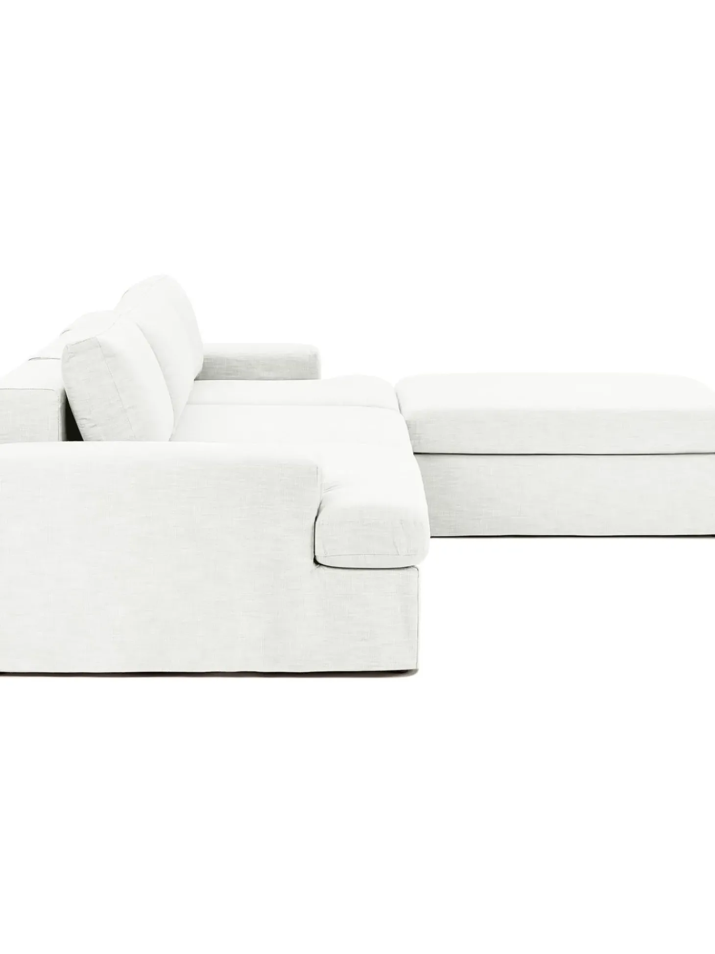 Sofa Modular Con Reposapies Russell (4 Plazas), Desenfundable