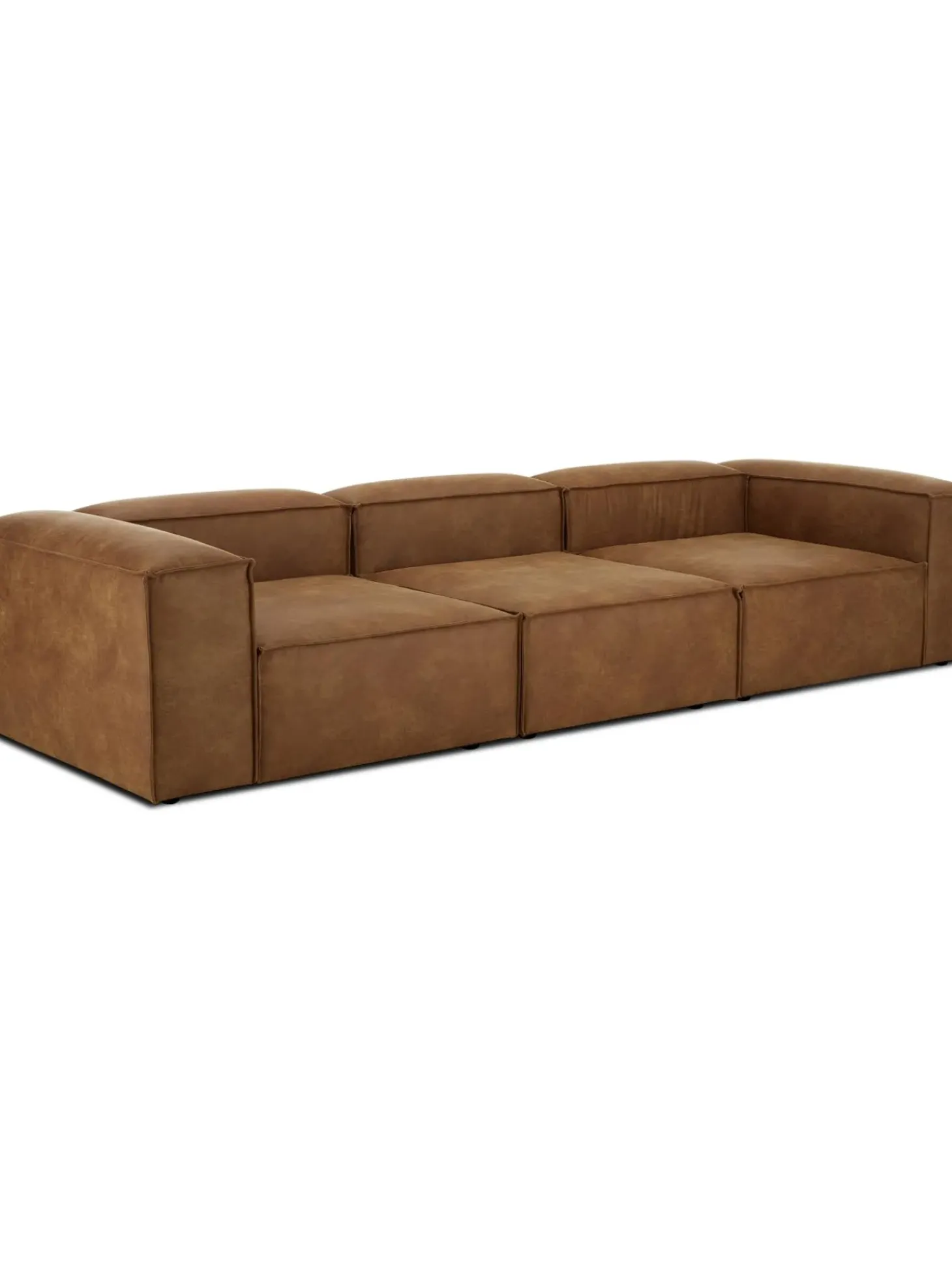 Sofa Modular De Cuero Reciclado Lennon (4 Plazas)