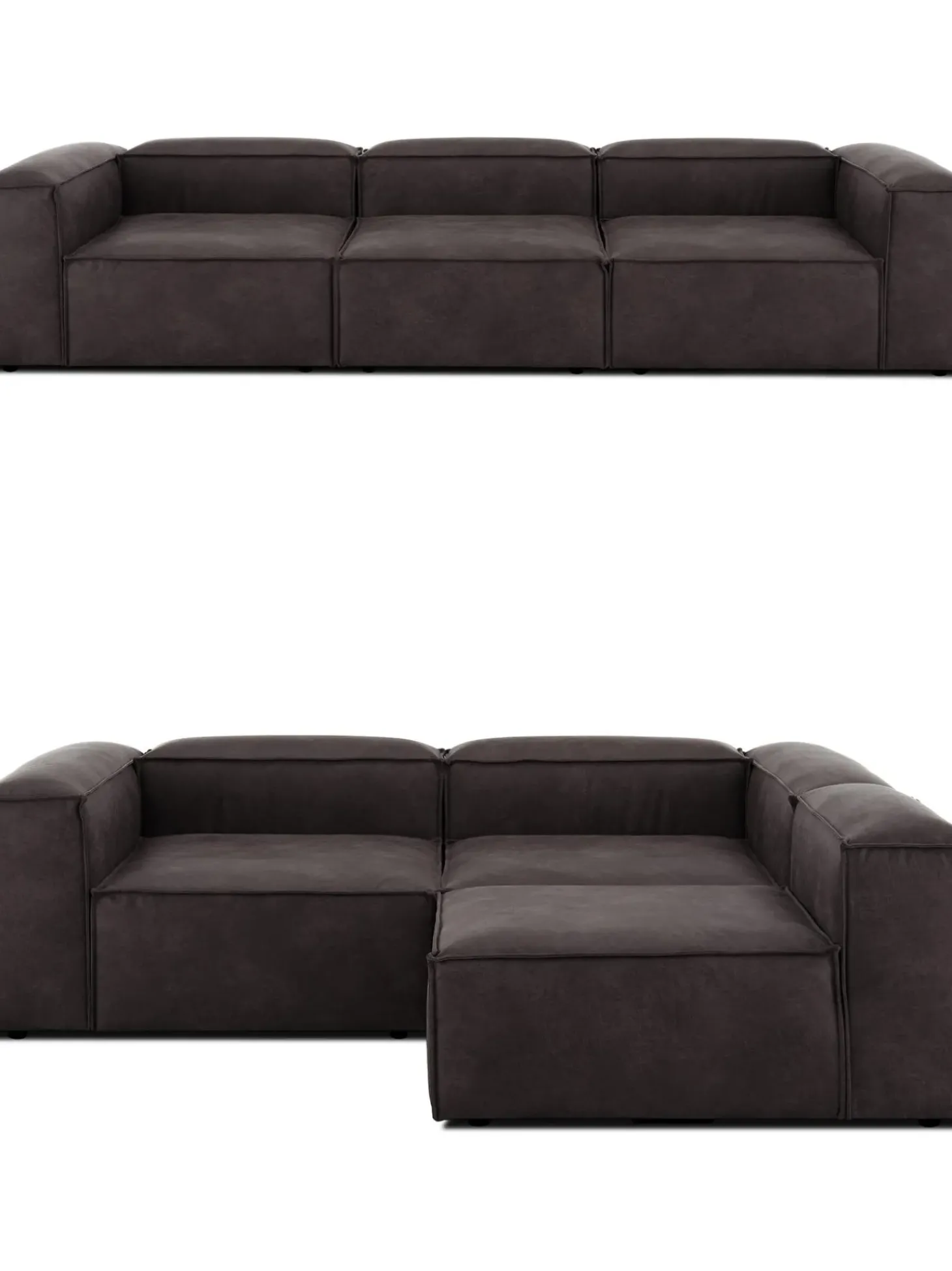 Sofa Modular De Cuero Reciclado Lennon (4 Plazas)