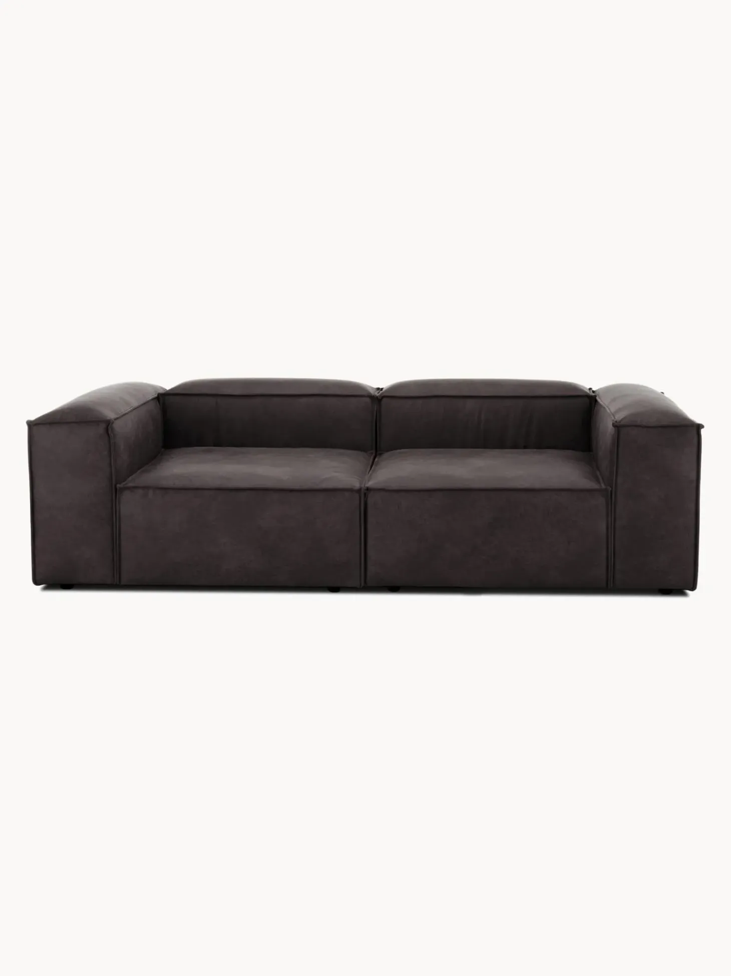 Sofa Modular De Cuero Reciclado Lennon (3 Plazas)