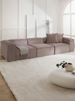 Sofa Modular De Pana Lennon (4 Plazas)